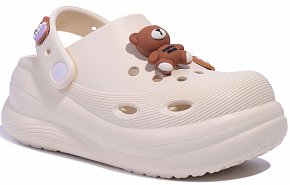 F7649-16 (36,38,40) сабо TEDDY STRAP FLOPS W